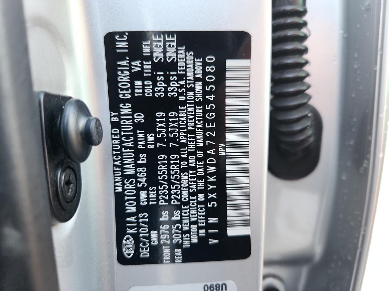 2014 KIA SORENTO