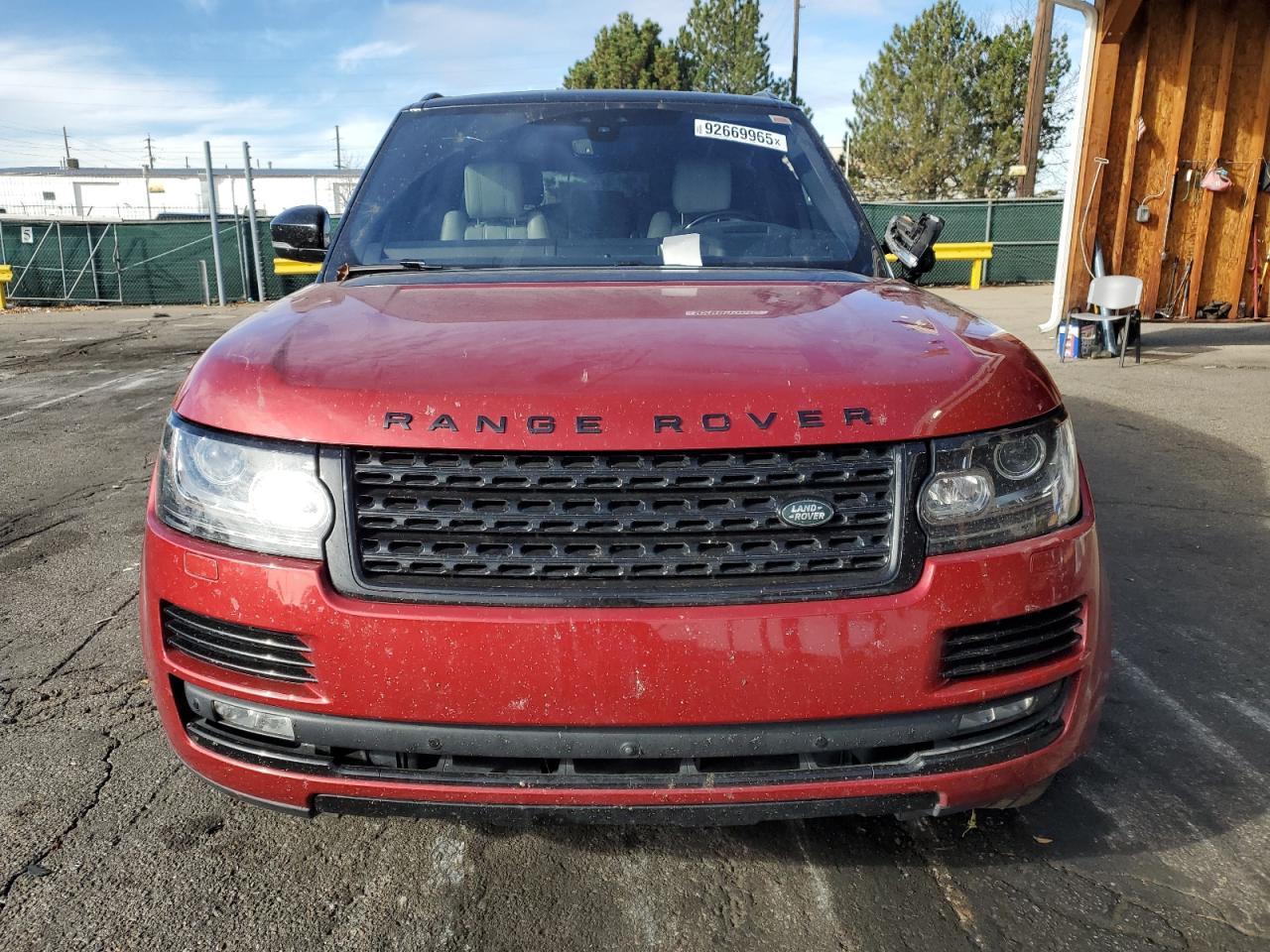 2017 LAND ROVER RANGE ROVER