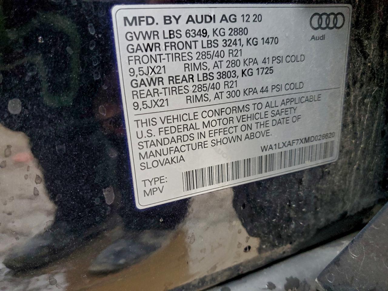 2021 AUDI Q7