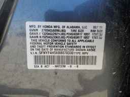2011 HONDA PILOT