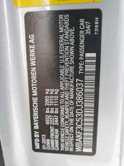 2013 BMW 3 SERIES