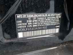 2003 MERCEDES-BENZ E-Class