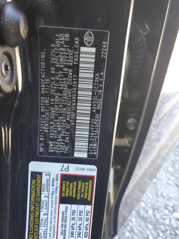2017 TOYOTA CAMRY