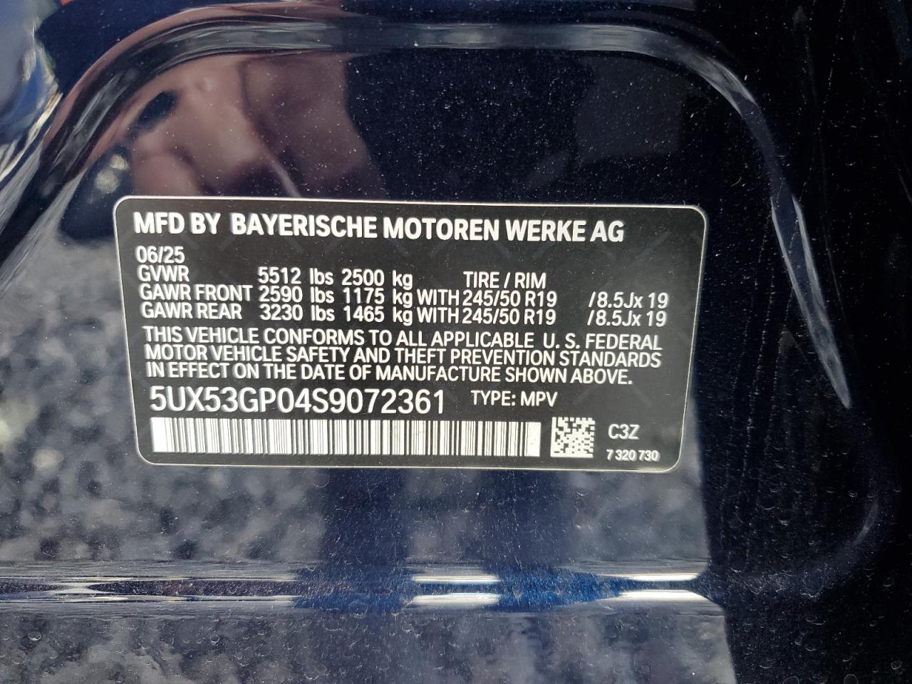 2025 BMW X3