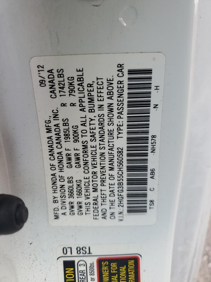 2012 HONDA CIVIC