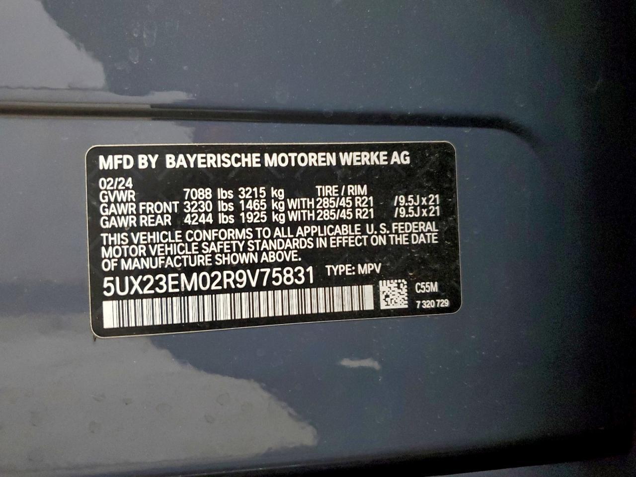 2024 BMW X7