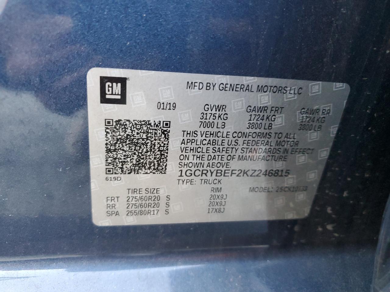 2019 CHEVROLET Silverado
