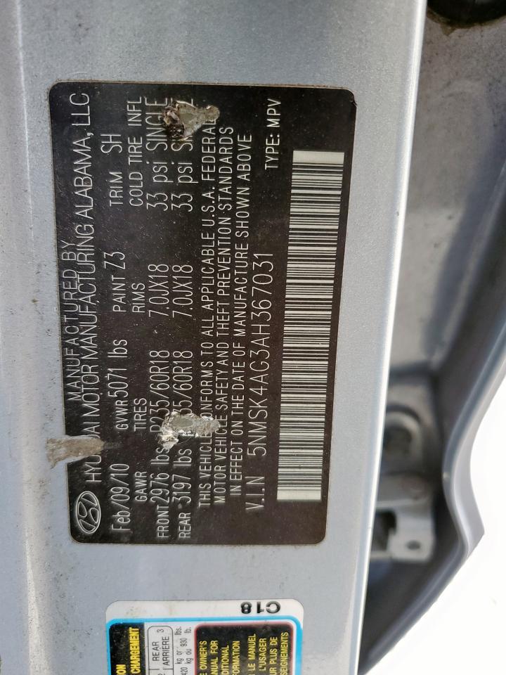 2010 HYUNDAI SANTA FE