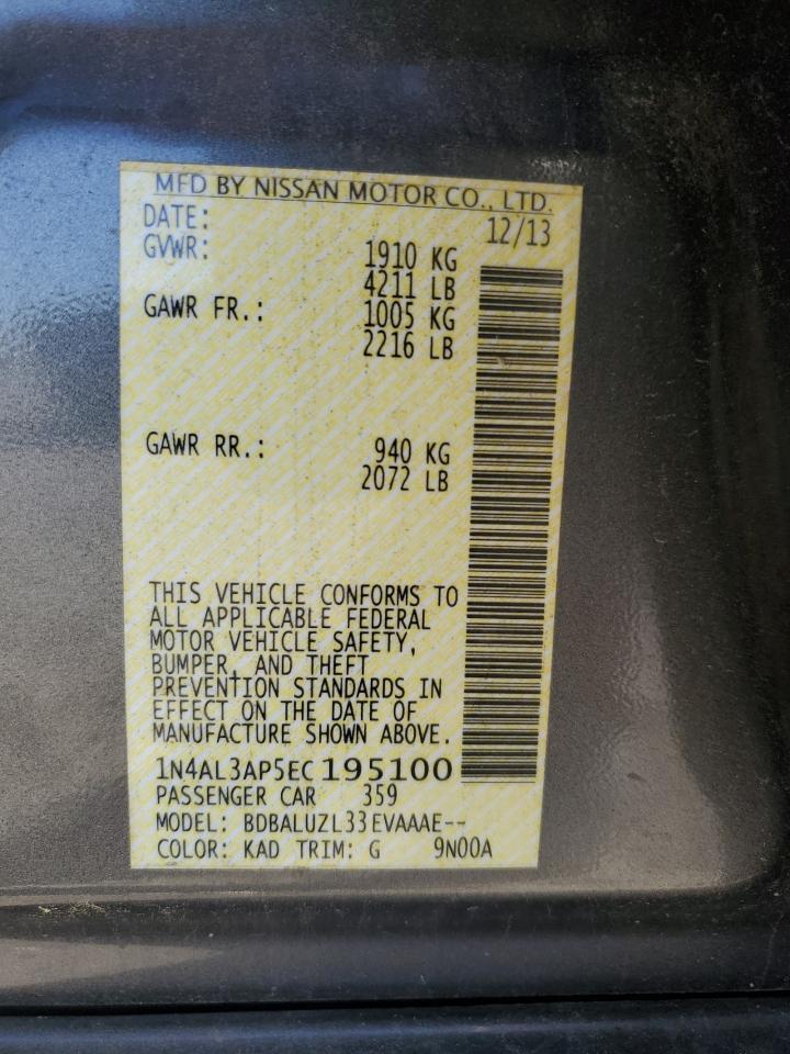 2014 NISSAN ALTIMA