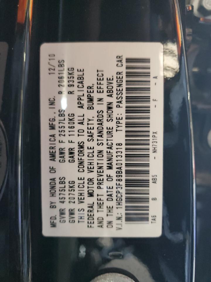 2011 HONDA ACCORD
