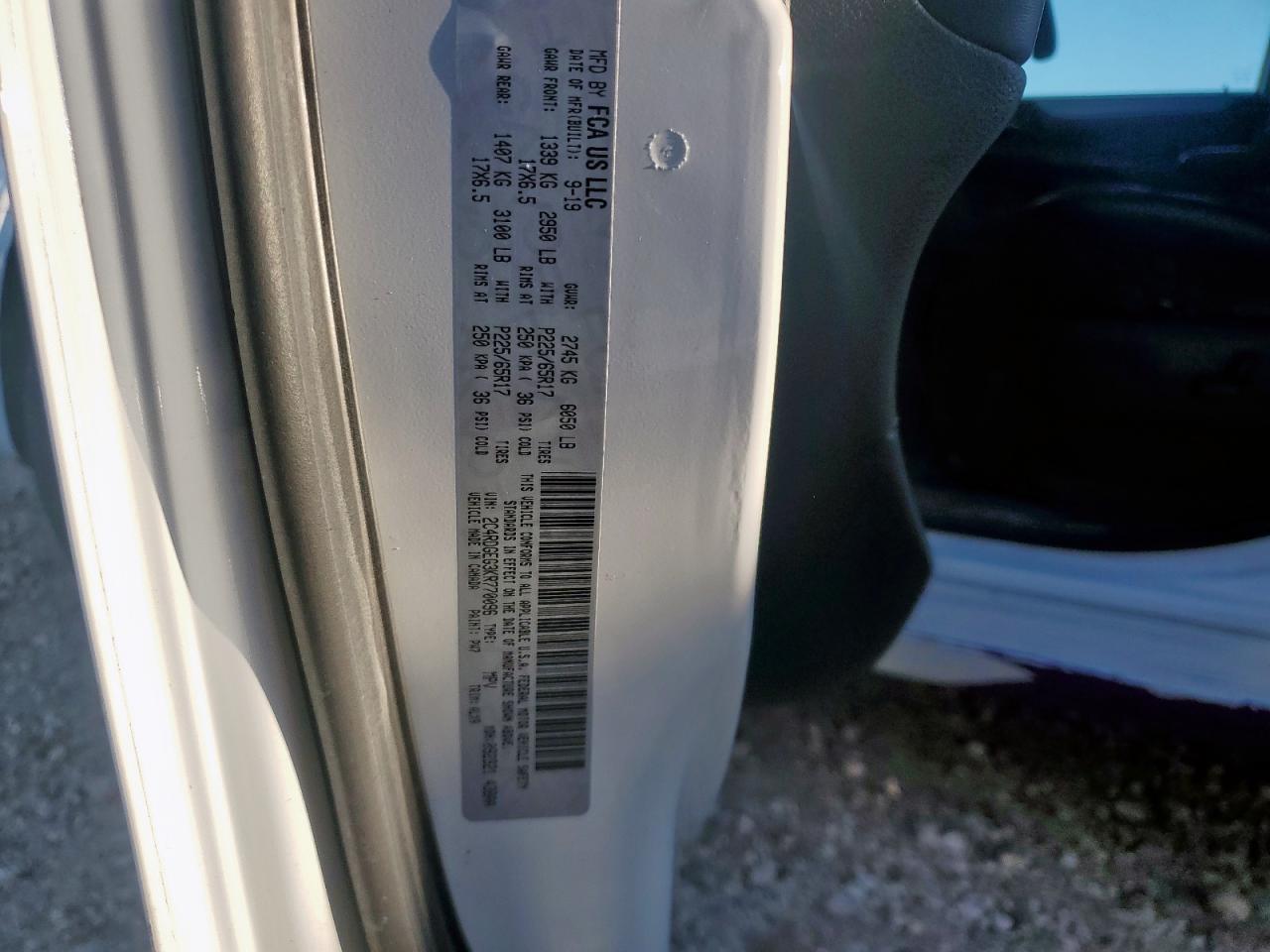 2019 DODGE GRAND CARAVAN