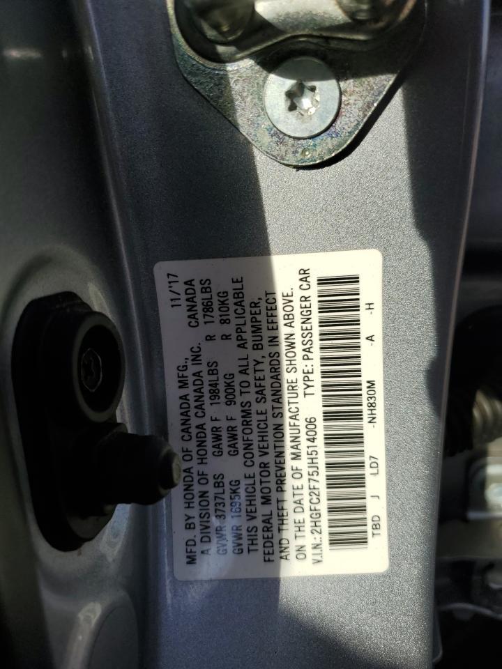 2018 HONDA CIVIC