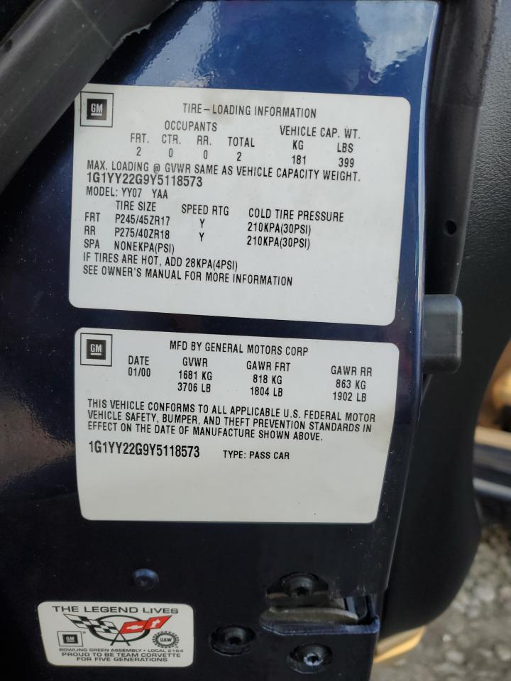 2000 CHEVROLET CORVETTE