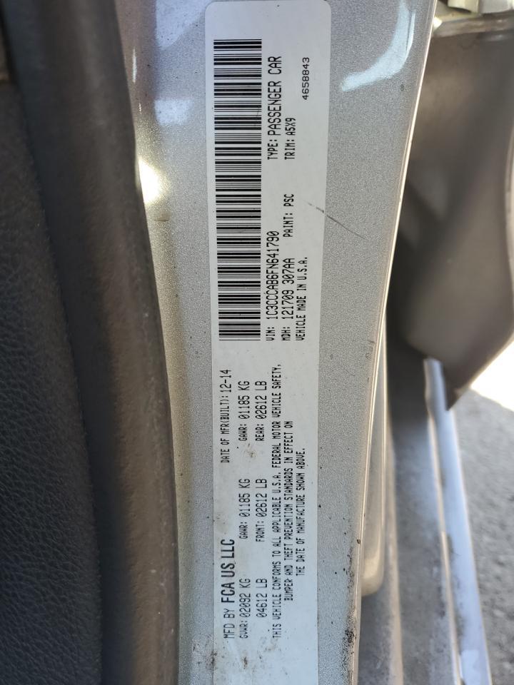 2015 CHRYSLER 200