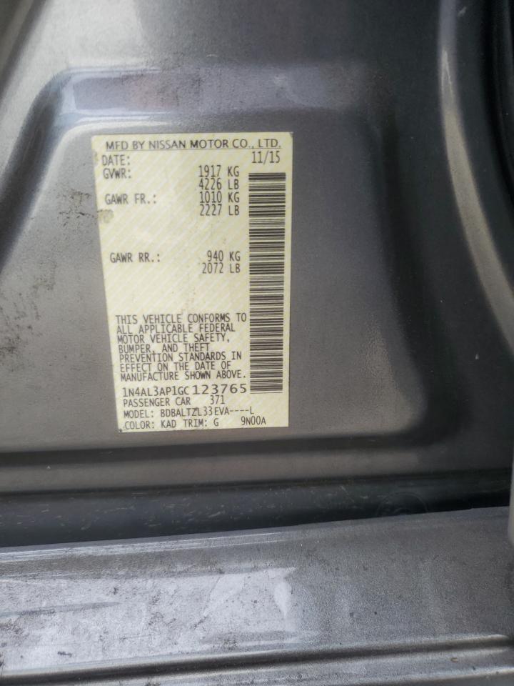 2016 NISSAN ALTIMA