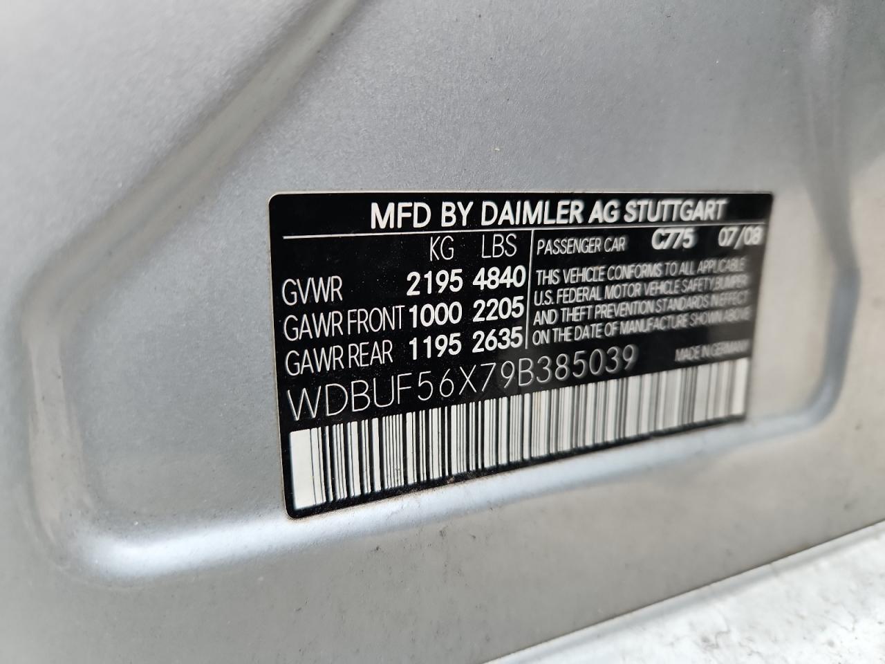 2009 MERCEDES-BENZ E-Class