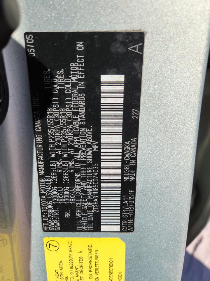 2005 LEXUS Rx 330