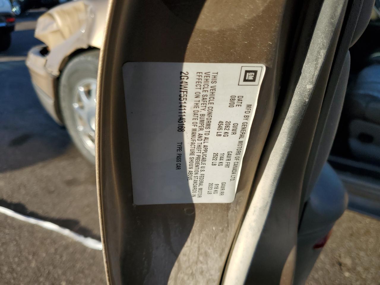 2001 BUICK Regal