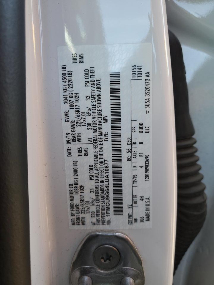 2020 FORD ESCAPE
