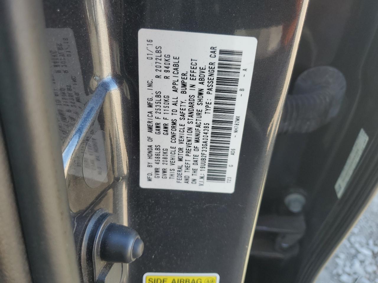 2016 ACURA TLX