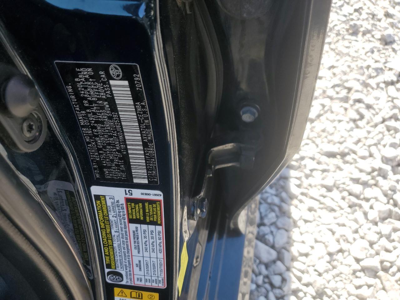 2018 TOYOTA CAMRY