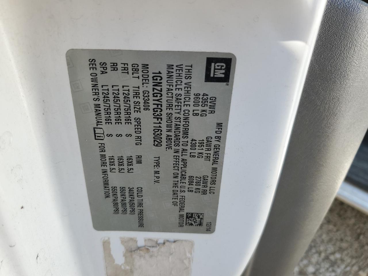 2015 CHEVROLET Express 3500