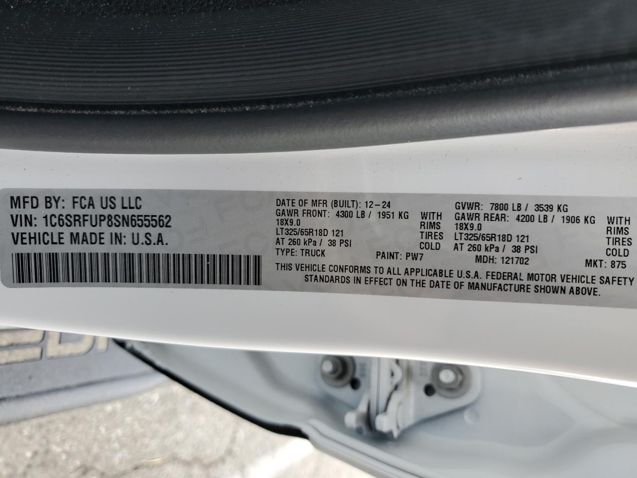 2025 RAM 1500
