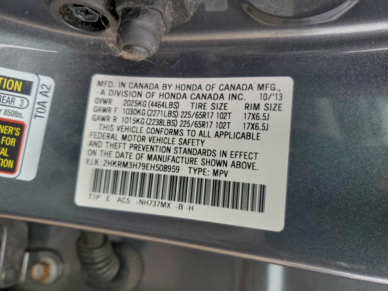 2014 HONDA CR-V