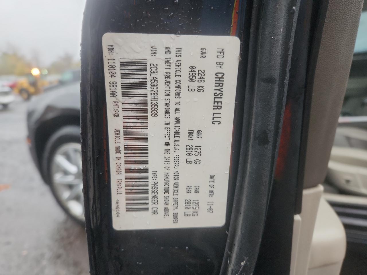 2008 CHRYSLER 300
