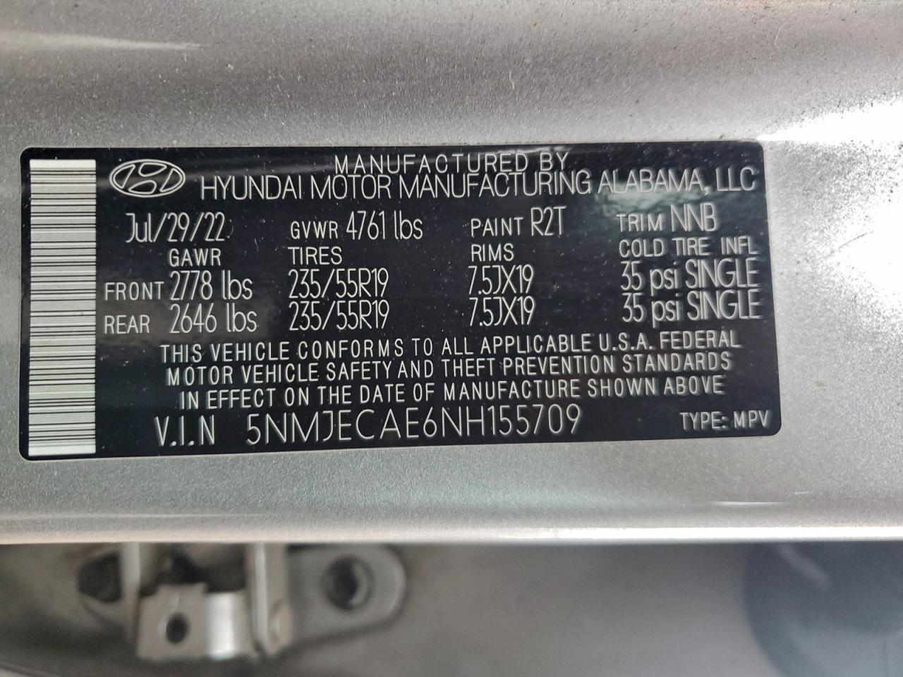 2022 HYUNDAI TUCSON