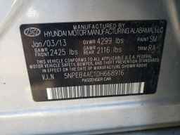 2013 HYUNDAI SONATA