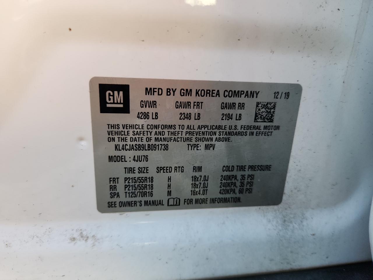 2020 BUICK ENCORE