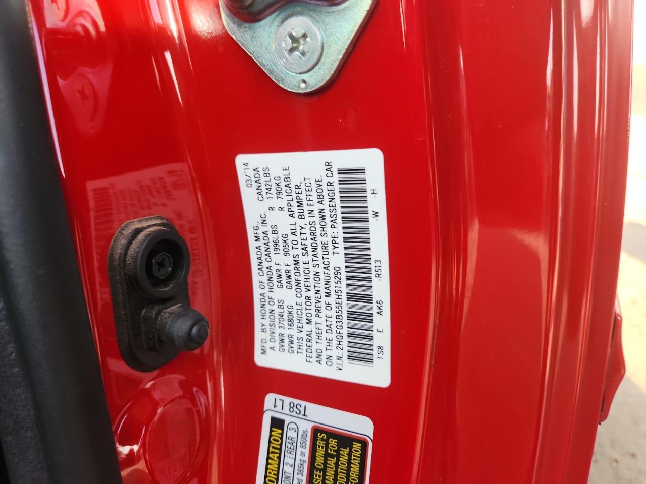 2014 HONDA CIVIC