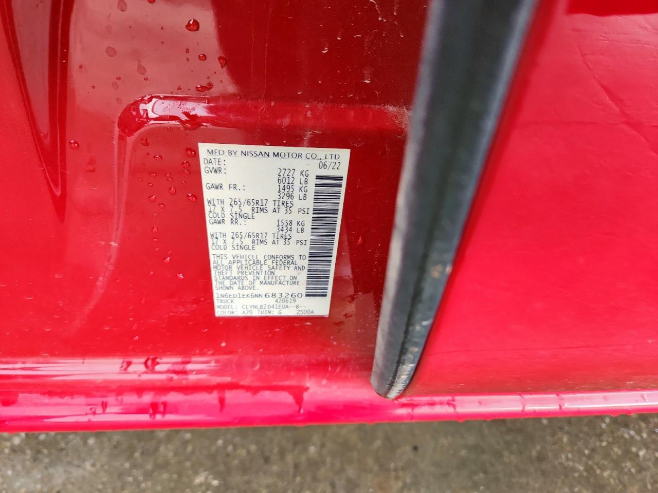 2022 NISSAN Frontier