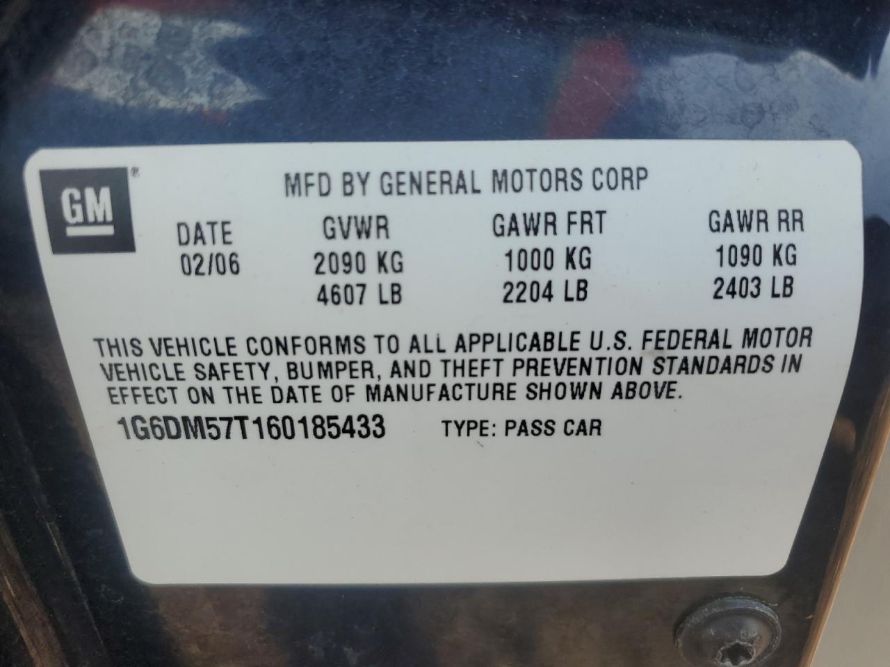 2006 CADILLAC CTS