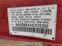 2004 HONDA CR-V