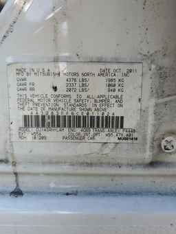 2012 MITSUBISHI Galant