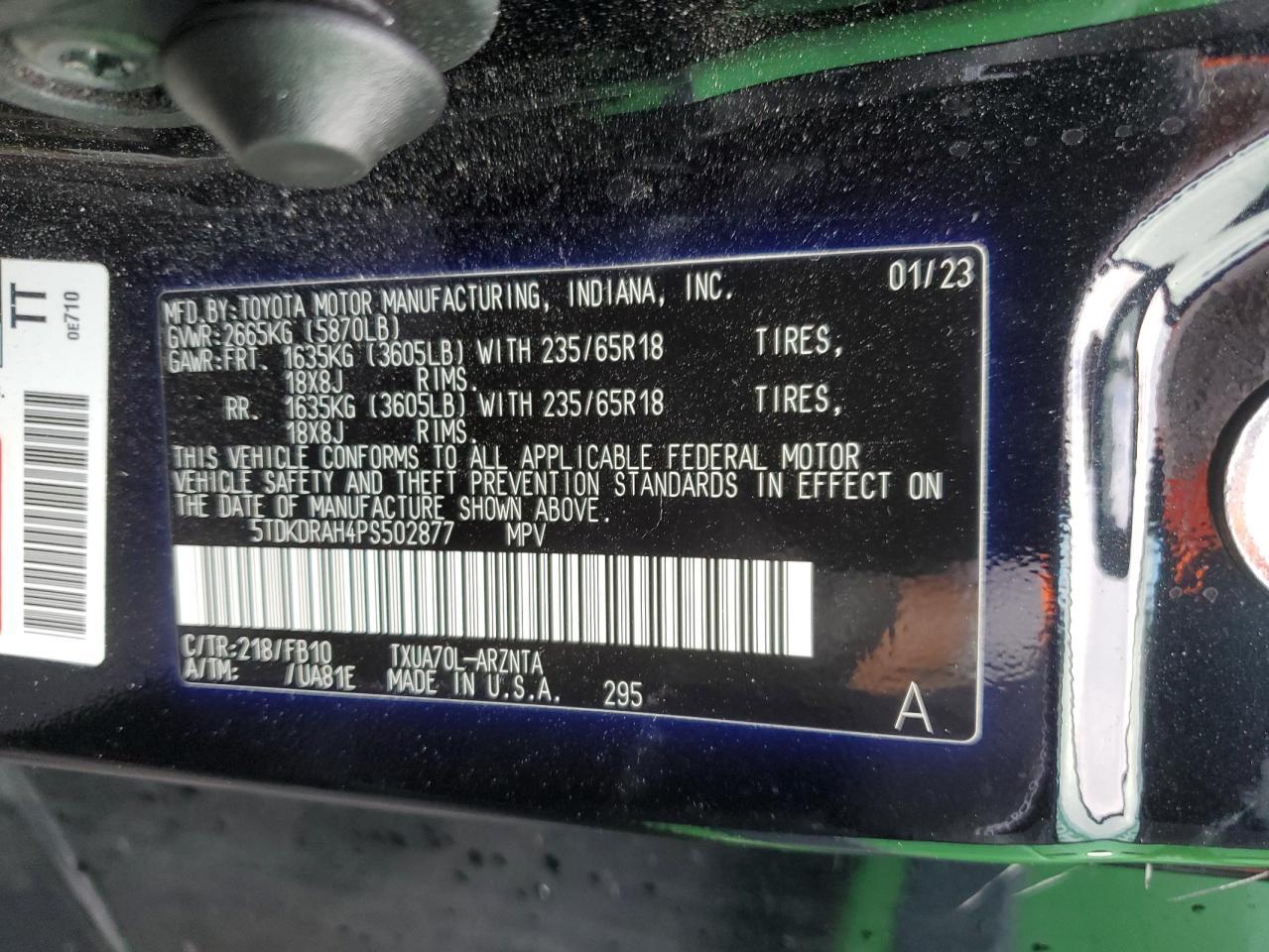 2023 TOYOTA HIGHLANDER
