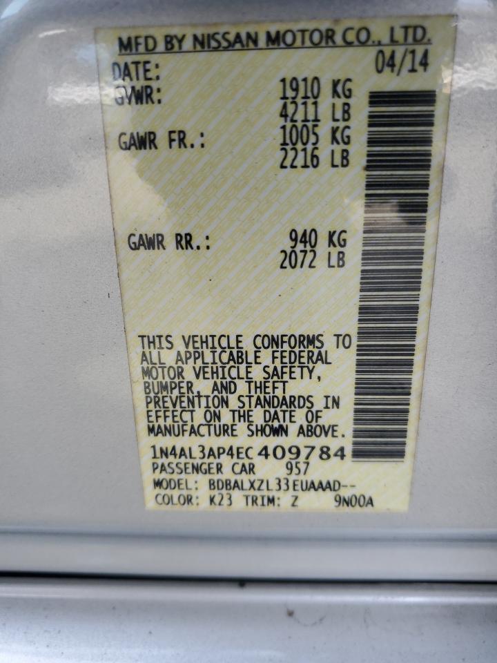 2014 NISSAN ALTIMA