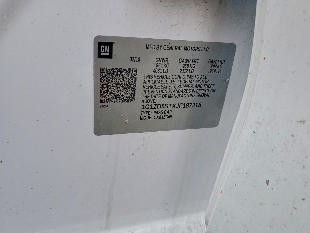 2018 CHEVROLET Malibu Limited
