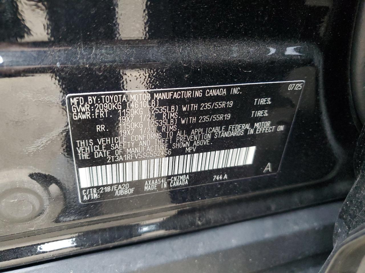 2025 TOYOTA RAV4