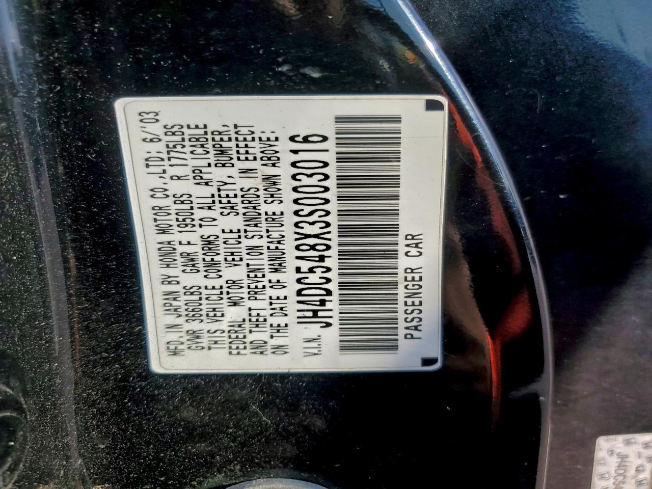 2003 ACURA RSX
