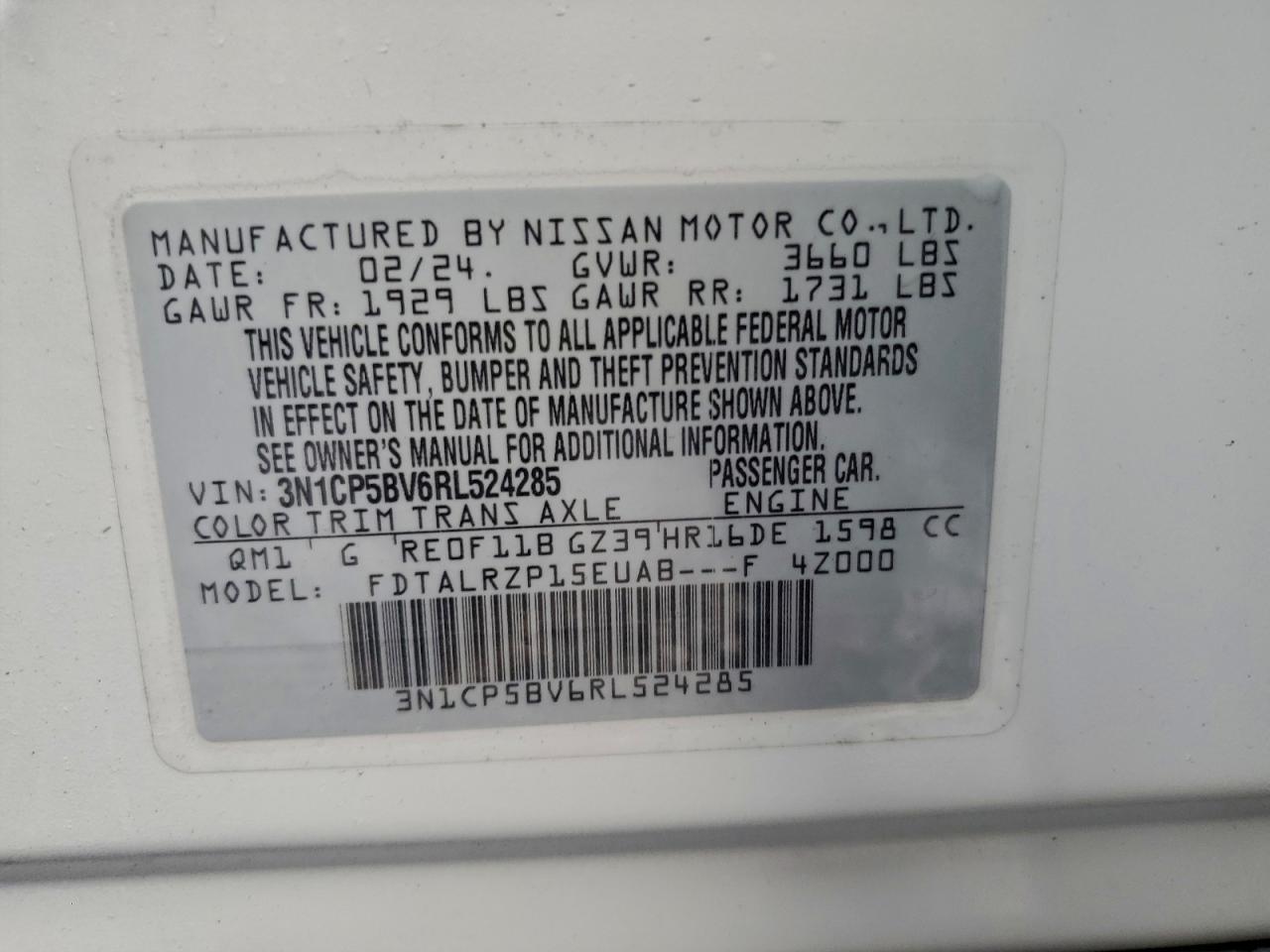 2024 NISSAN KICKS