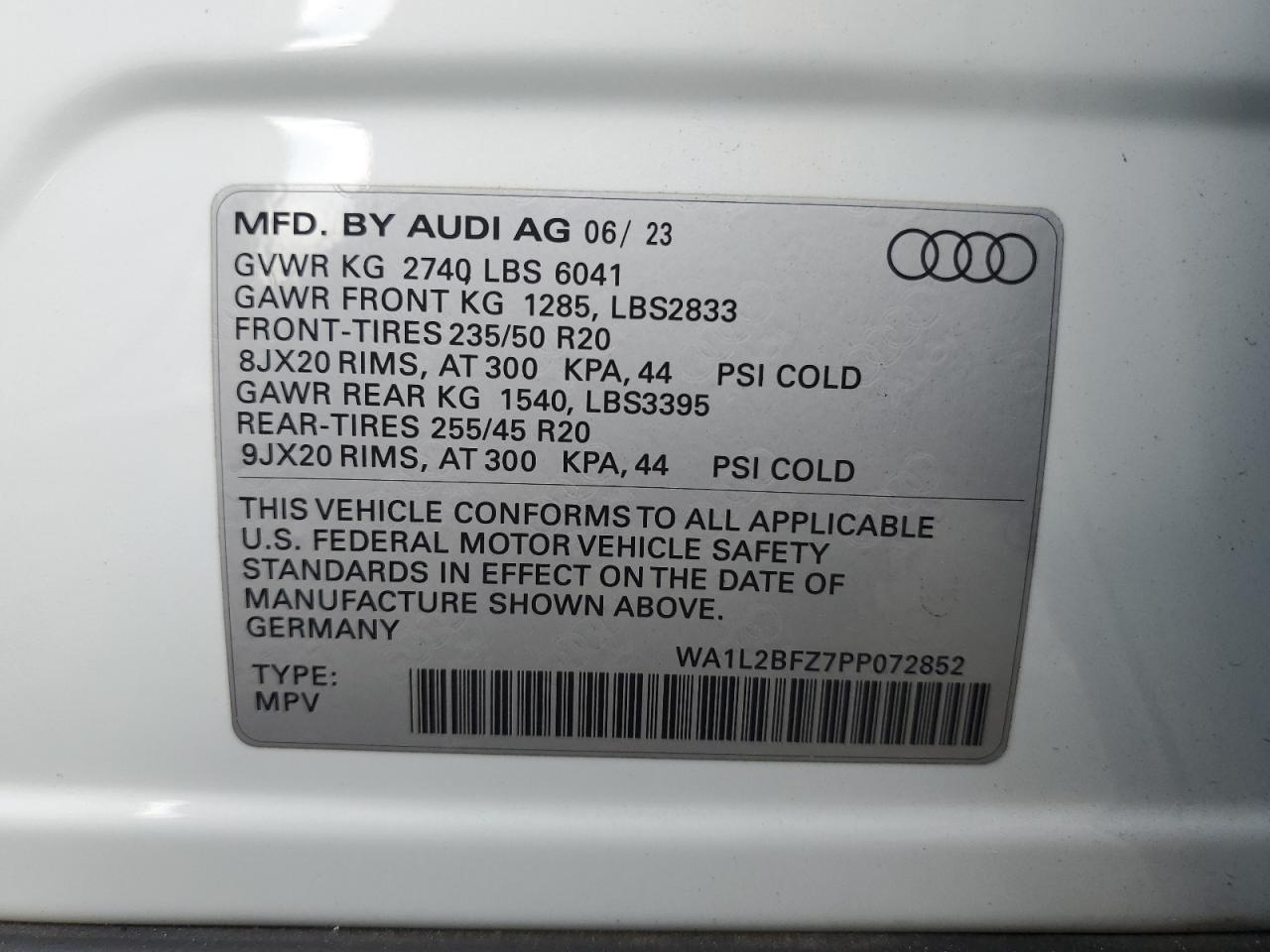 2023 AUDI Q4 e-tron