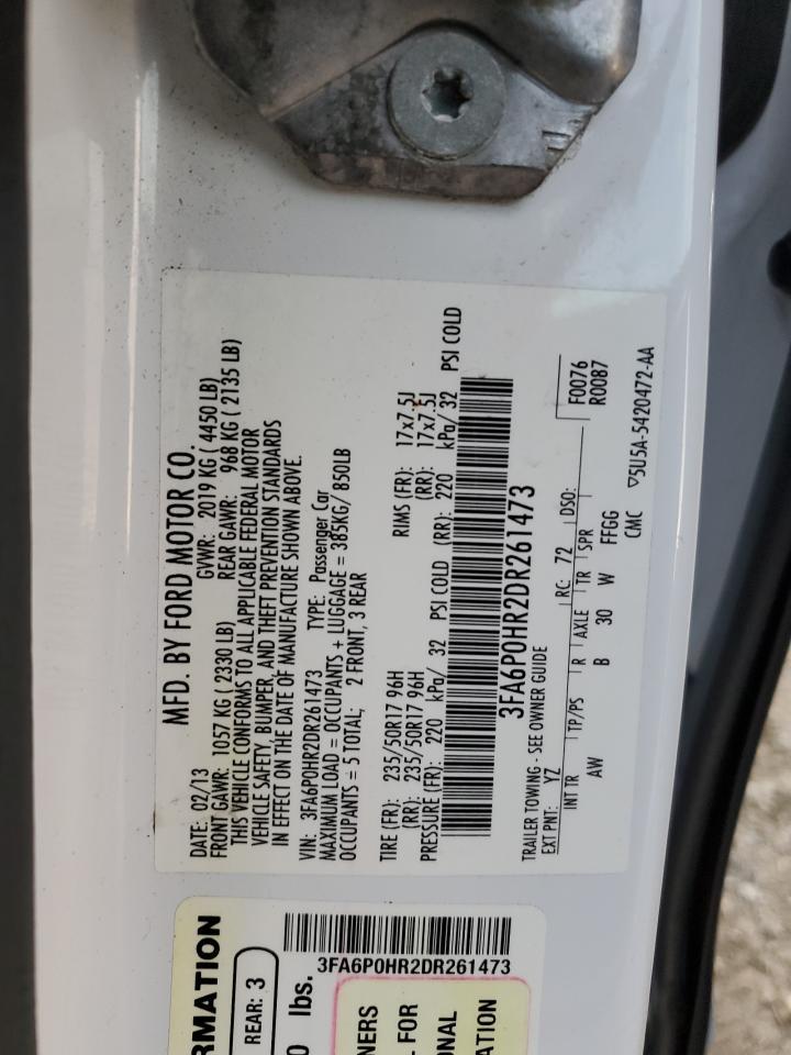 2013 FORD FUSION