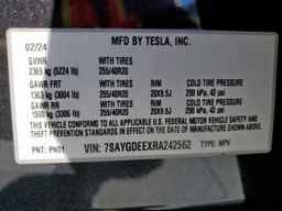 2024 TESLA MODEL Y