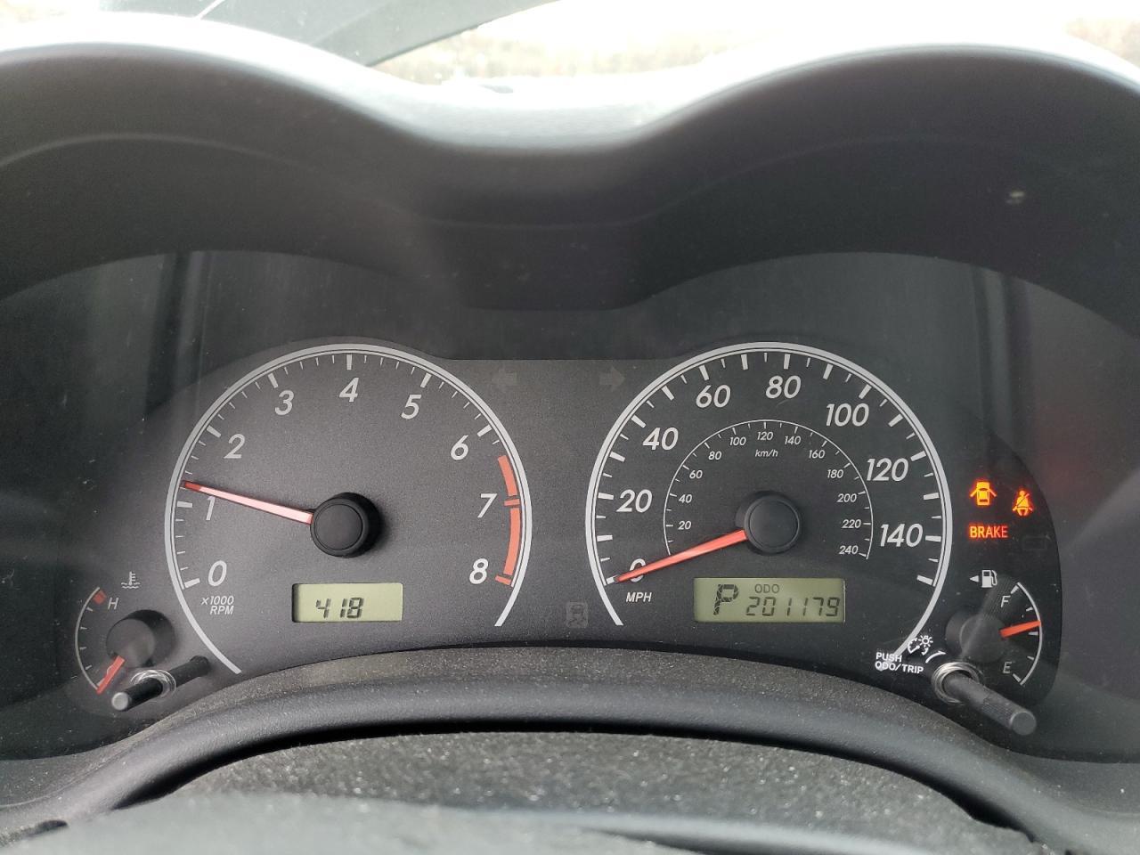 2009 TOYOTA COROLLA