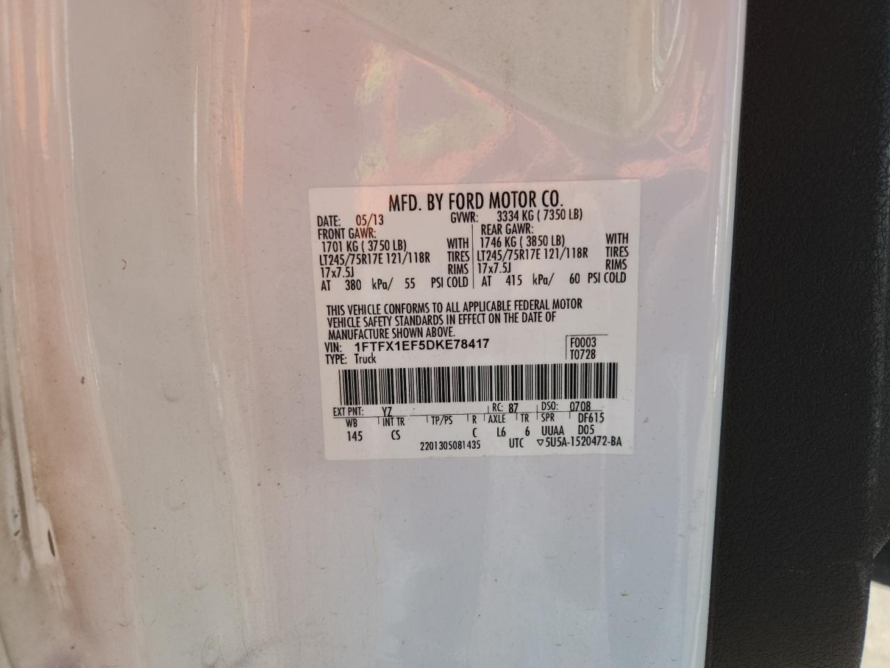 2013 FORD F-150