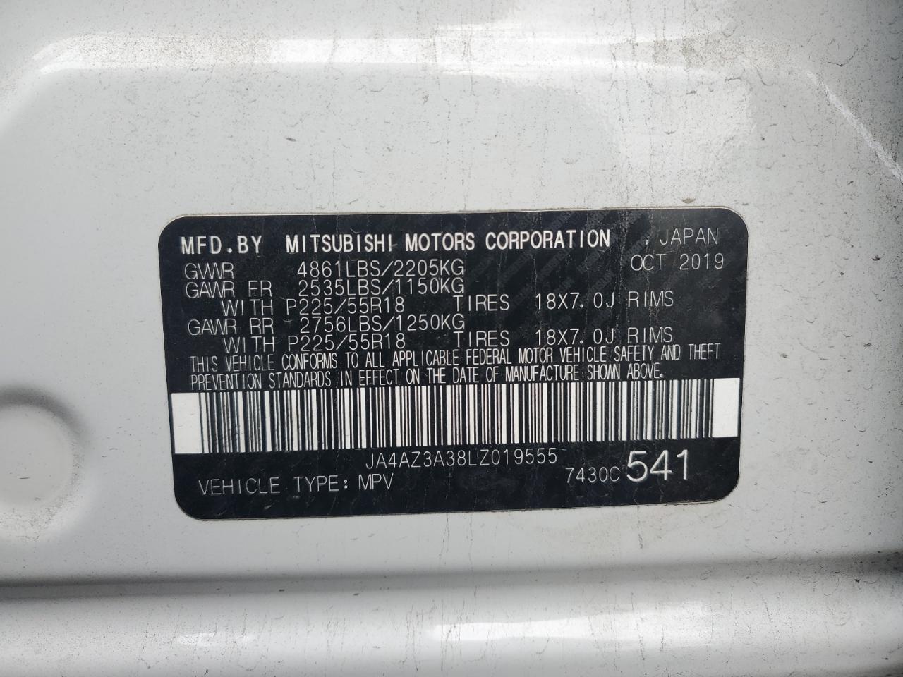 2020 MITSUBISHI outlander