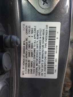 2012 HONDA CIVIC